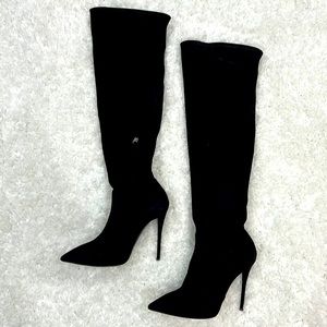 GIUSEPPE ZANOTTI Knee High Suede Boots Sz 41
